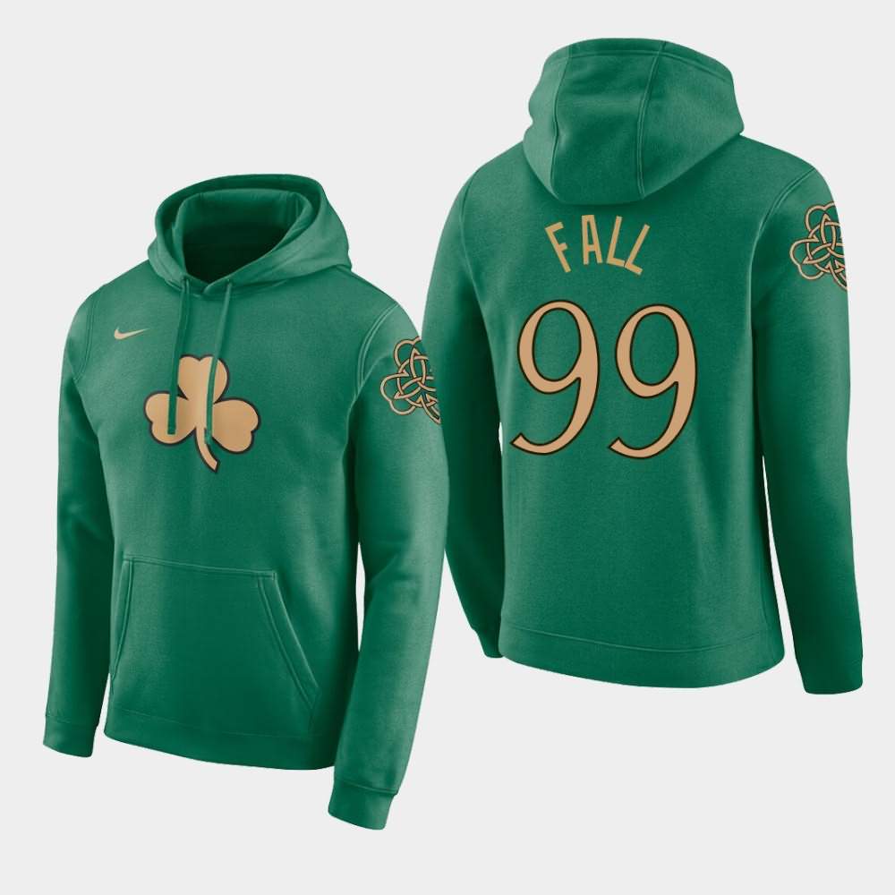 Men's Boston Celtics #99 Tacko Fall Kelly Green 2020 Season City Hoodie NMO37E6F