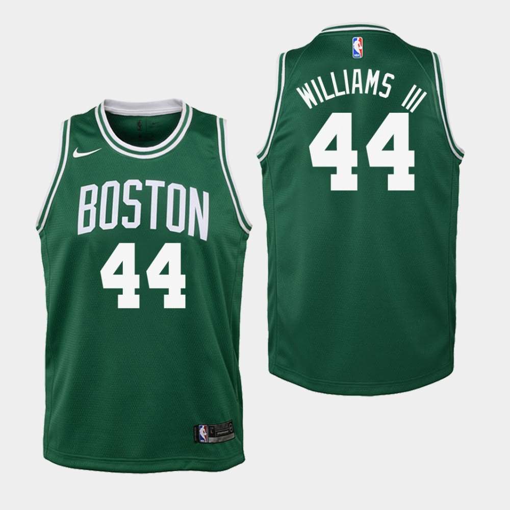 Youth Boston Celtics #44 Robert Williams III Green Icon Jersey UQK40E7E