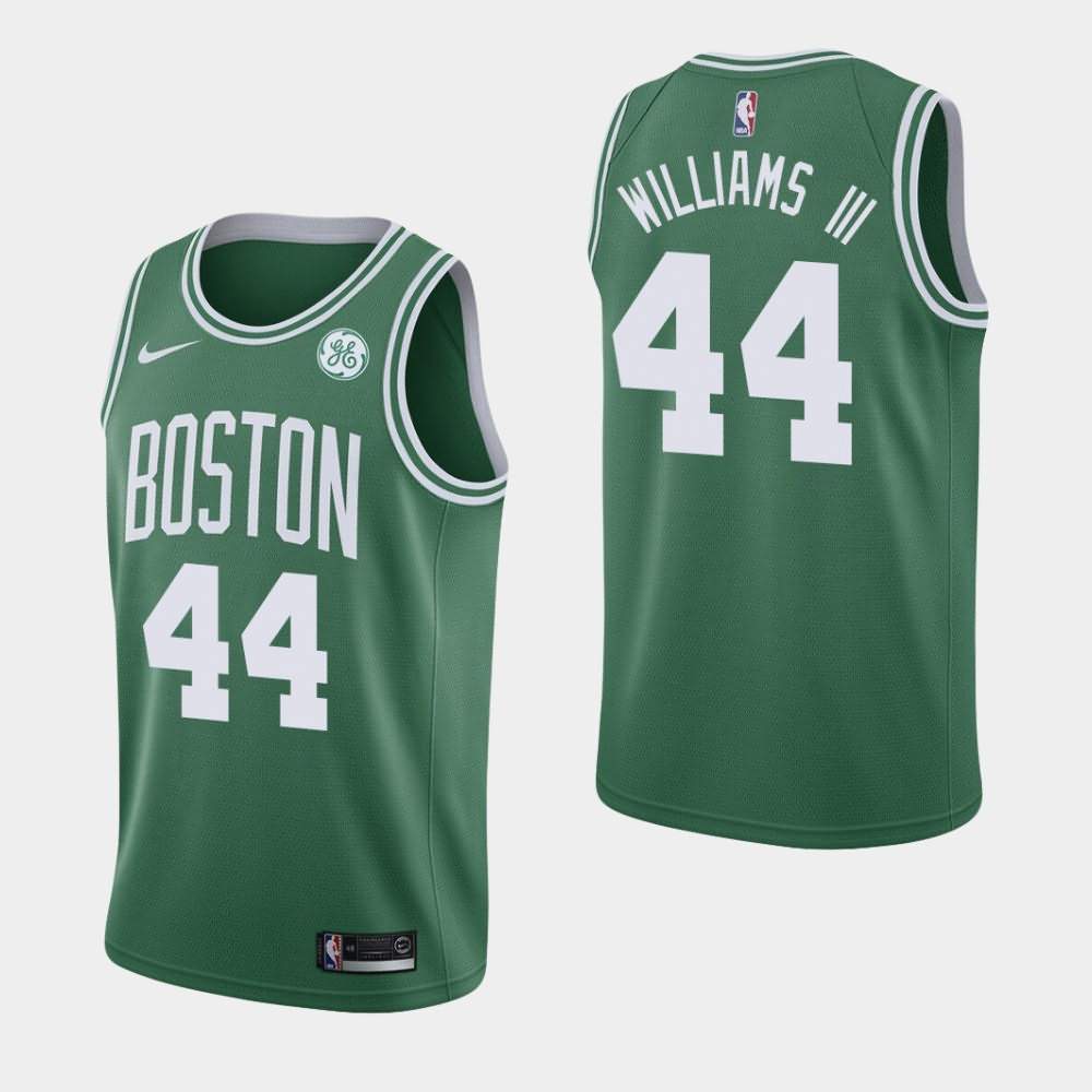 Men's Boston Celtics #44 Robert Williams III Green 2019-20 GE Patch Icon Jersey UGY83E4I