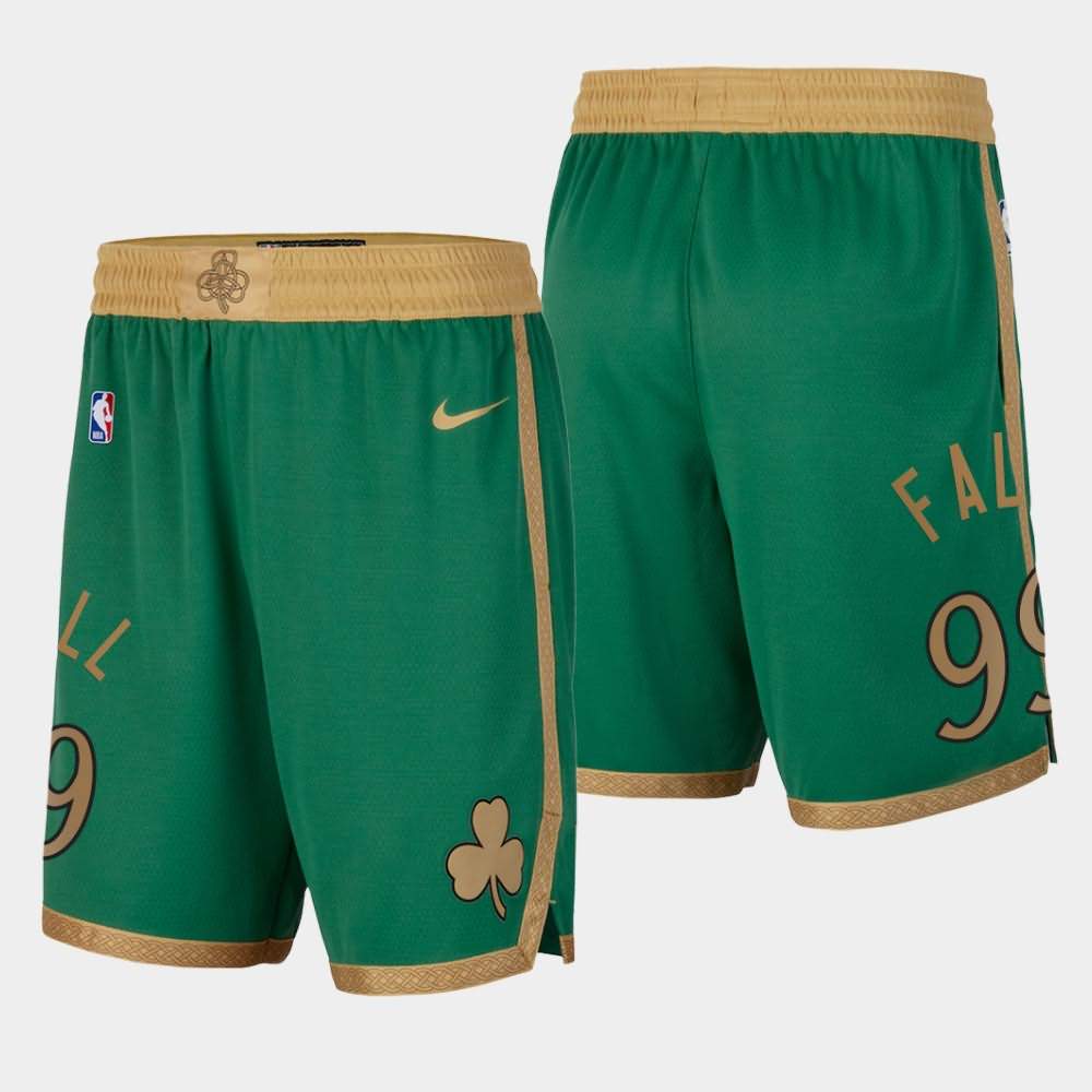 Men's Boston Celtics #99 Tacko Fall Green 2019-20 Basketball City Shorts EXE72E3M