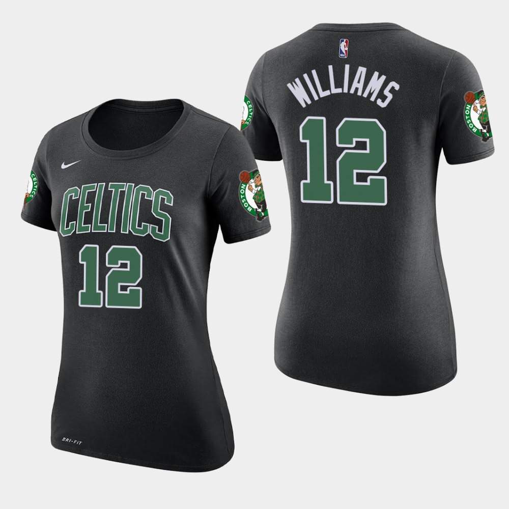 Women's Boston Celtics #12 Grant Williams Black 2019-20 Statement T-Shirt ASF08E2Q