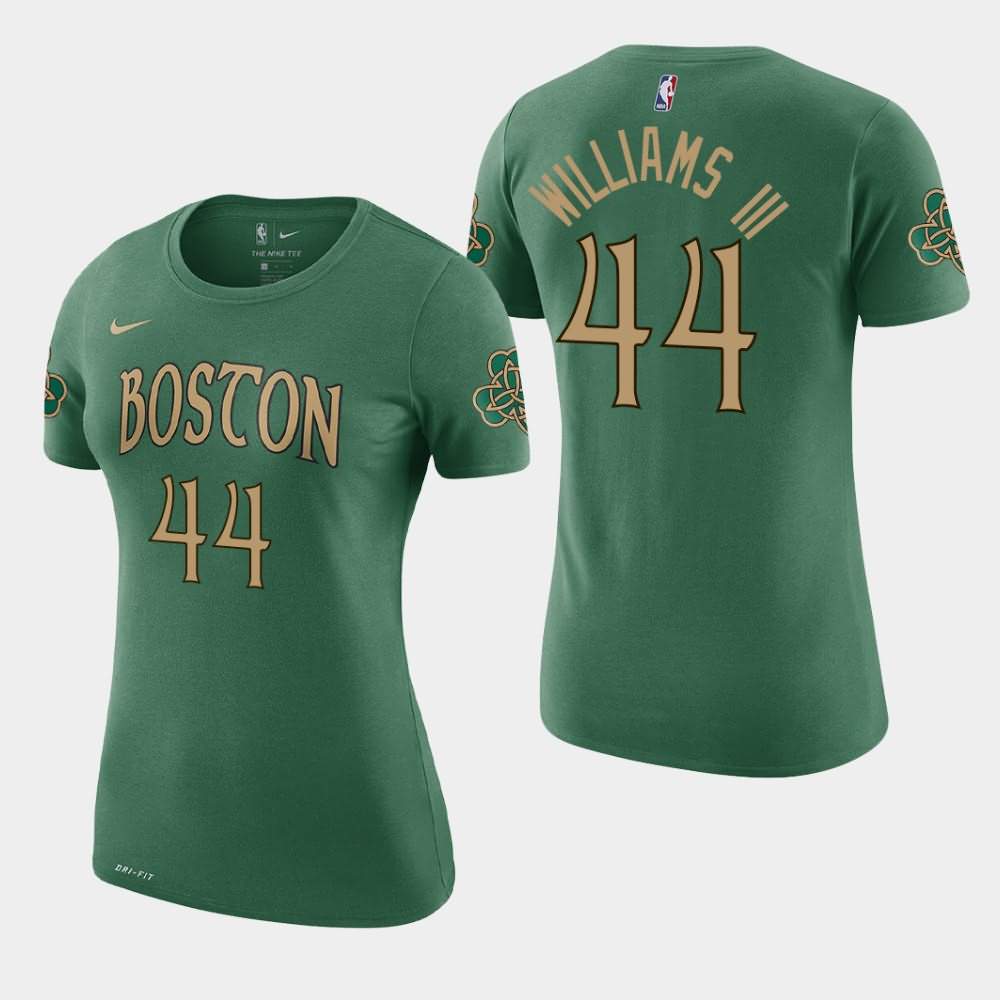 Women's Boston Celtics #44 Robert Williams III Kelly Green 2019-20 City T-Shirt YVD70E3L