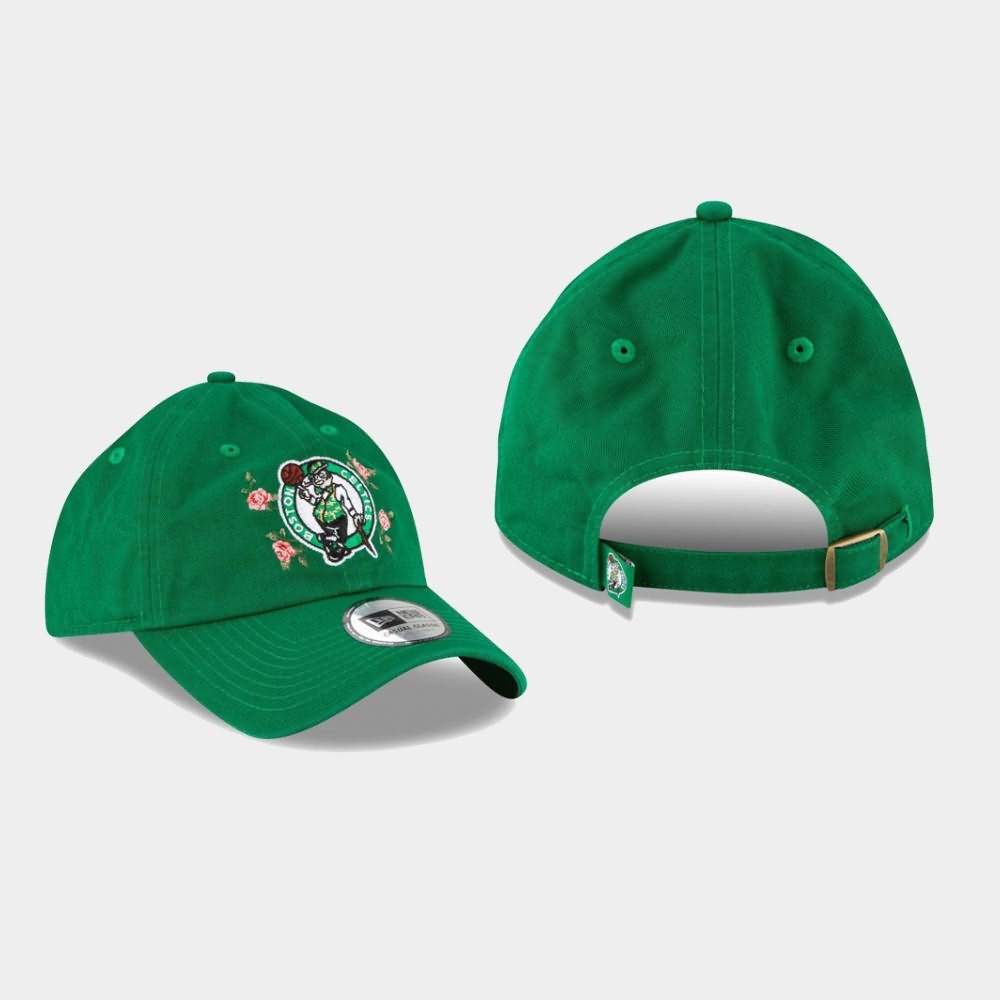 Women's Boston Celtics Kelly Green Casual Classic Adjustable Bloom Hat ZEF00E5F