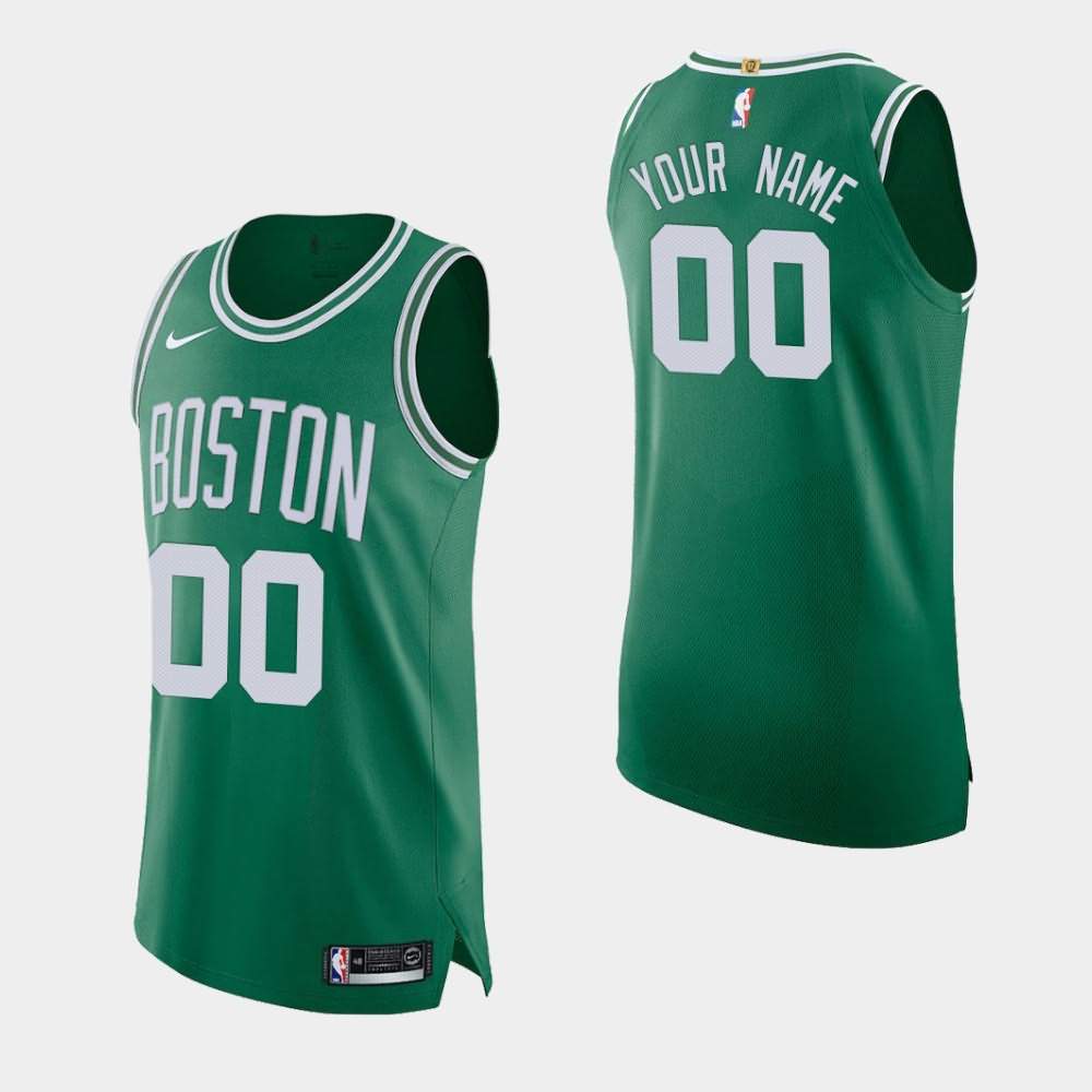 Men's Boston Celtics #00 Custom Kelly Green Player Icon Jersey FDK05E3L