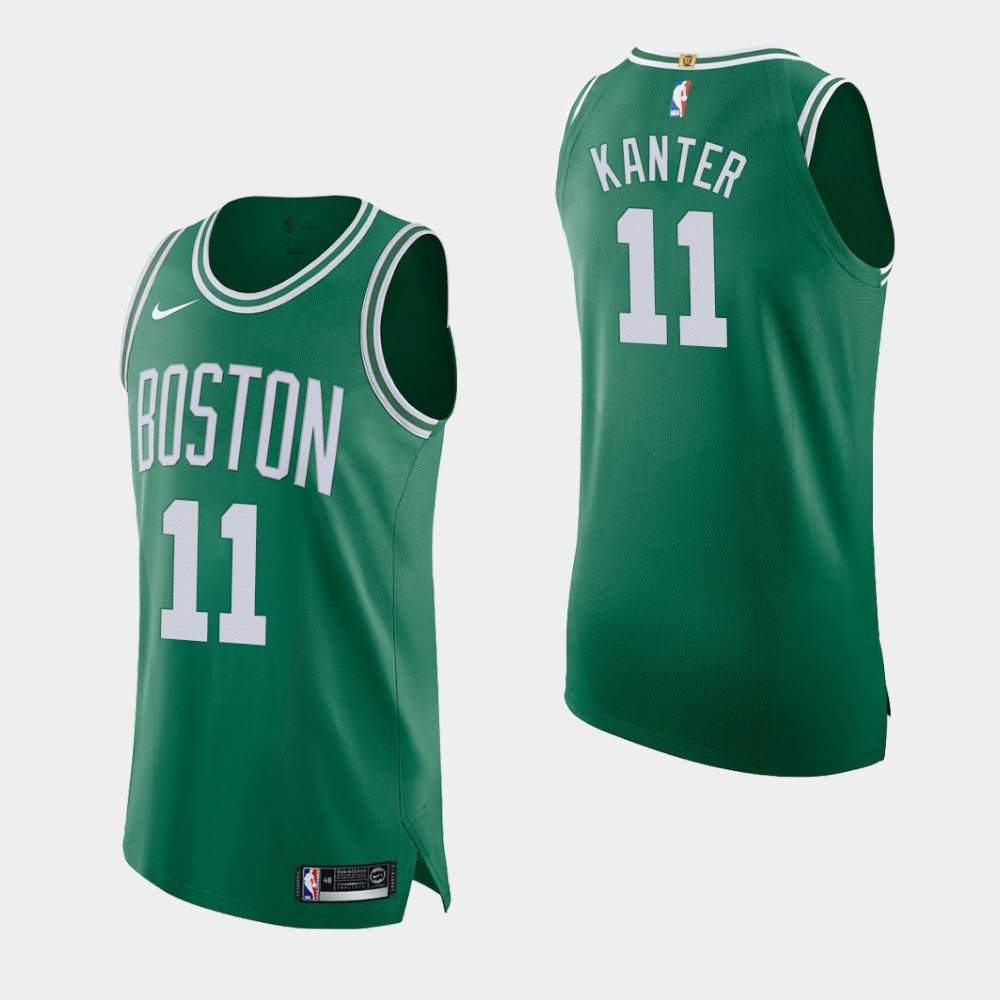 Men's Boston Celtics #11 Enes Kanter Kelly Green Player Icon Jersey MXA02E0V