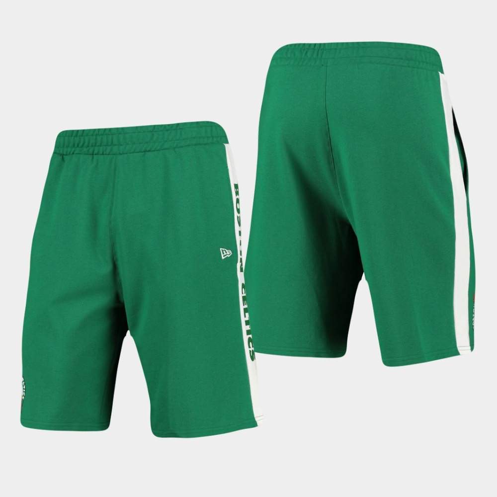 Men's Boston Celtics Green Basketball Contrast Shorts NKS63E2L