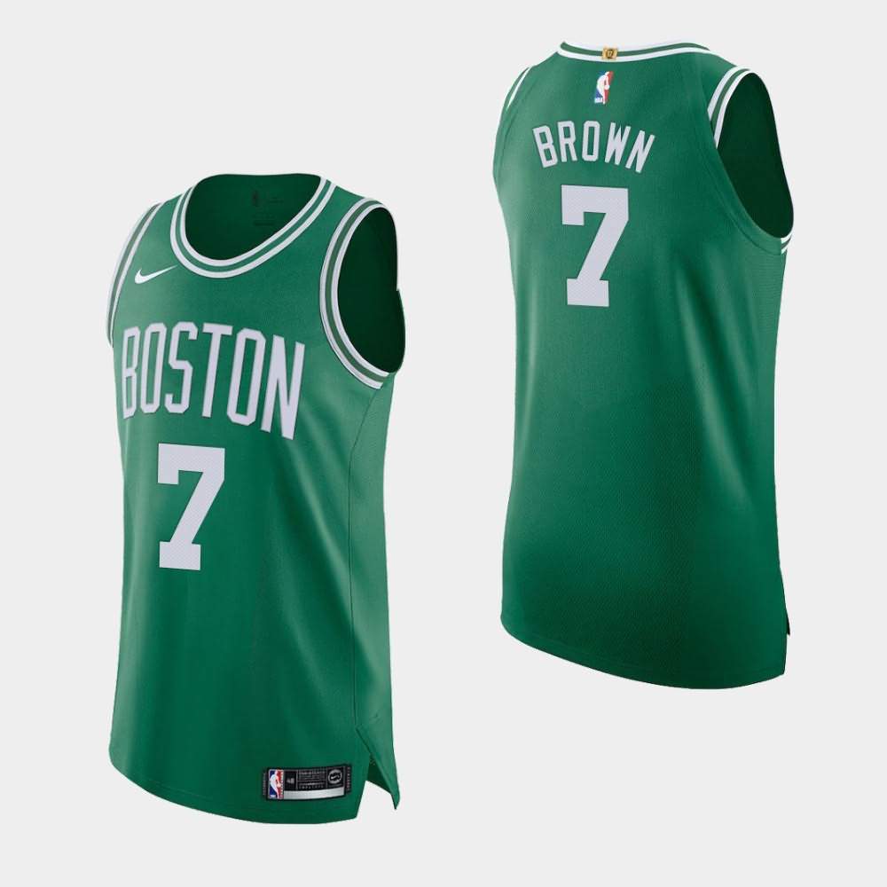 Men's Boston Celtics #7 Jaylen Brown Kelly Green Player Icon Jersey FCJ81E3R