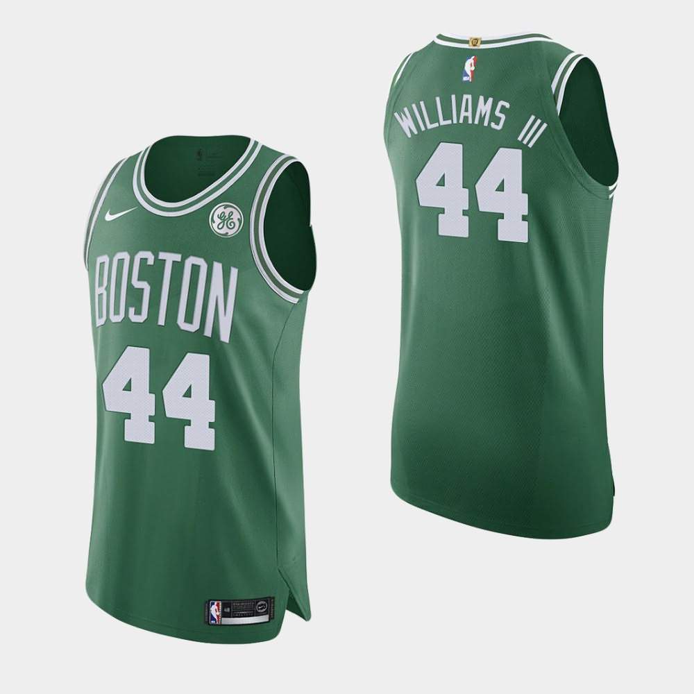 Men's Boston Celtics #44 Robert Williams III Green 2020-21 GE Patch Icon Jersey HPW14E6C