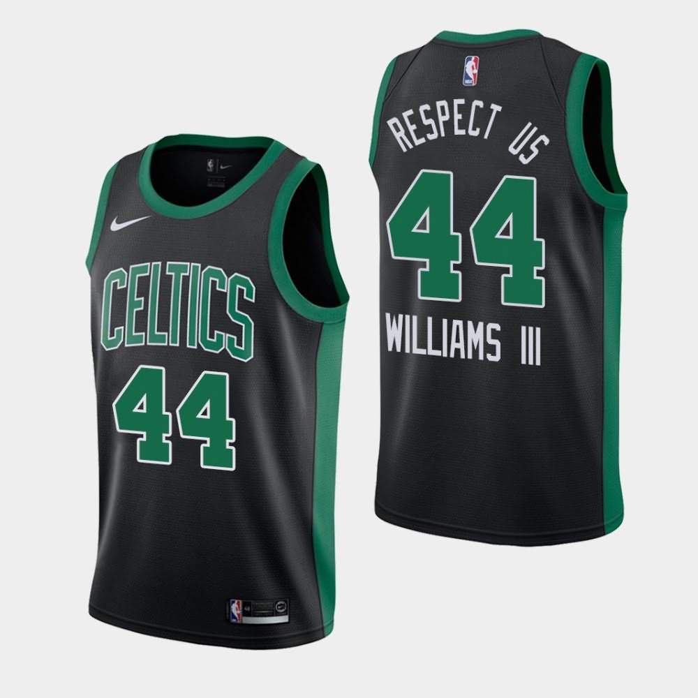 Men's Boston Celtics #44 Robert Williams III Black Statement Respect Us Orlando Return Jersey CKR72E0B