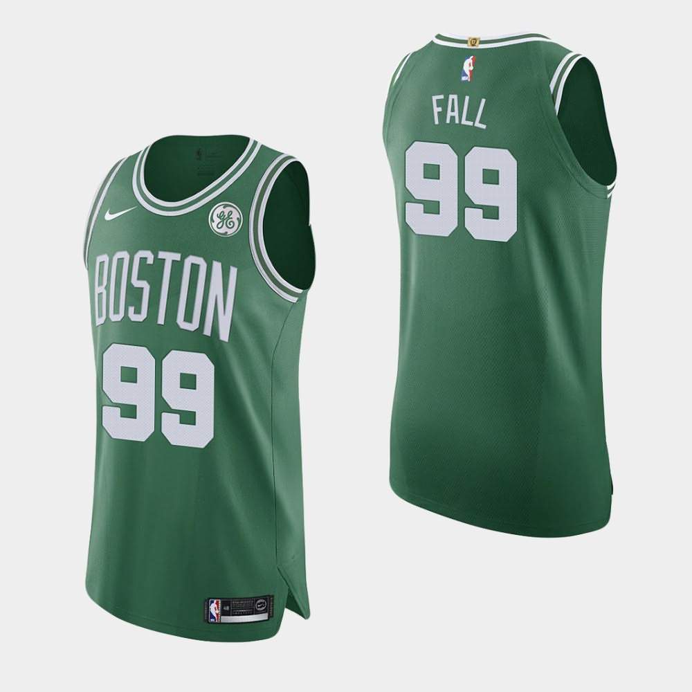 Men's Boston Celtics #99 Tacko Fall Green 2020-21 GE Patch Icon Jersey WTS50E1P