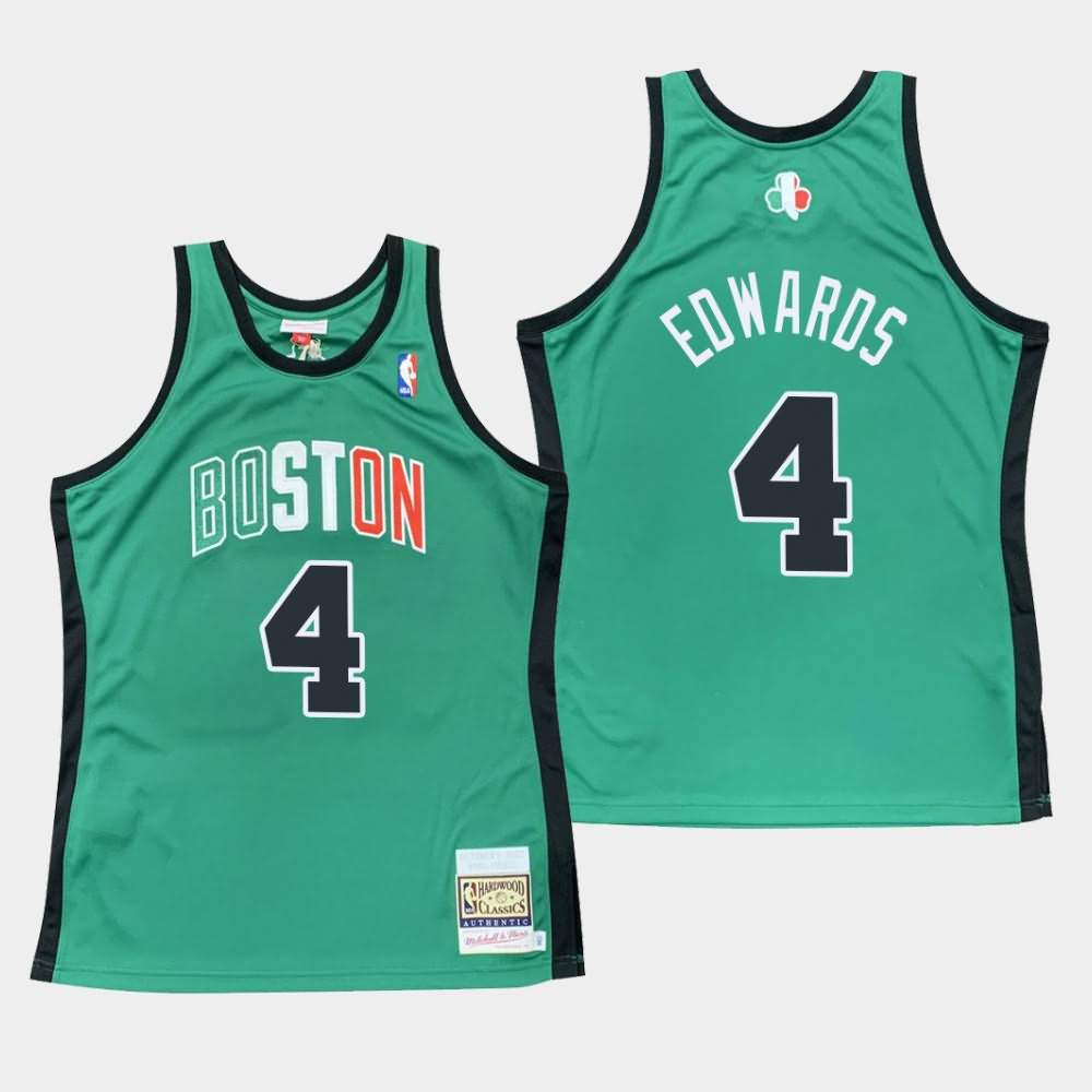 Men's Boston Celtics #4 Carsen Edwards Green 39295 Throwback Hardwood Classics Jersey CWA53E5V