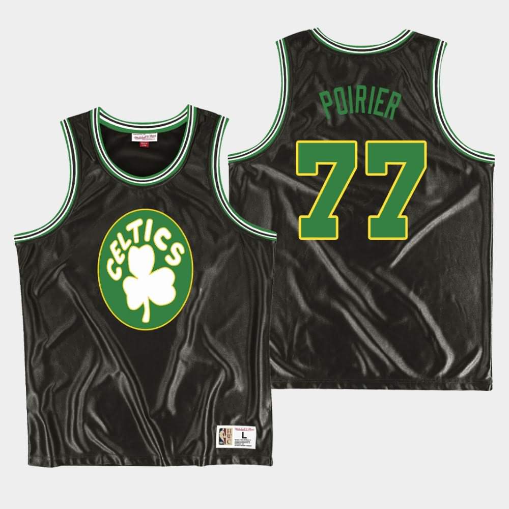 Men's Boston Celtics #77 Vincent Poirier Black NBA HWC Dazzle Jersey OAP47E0J