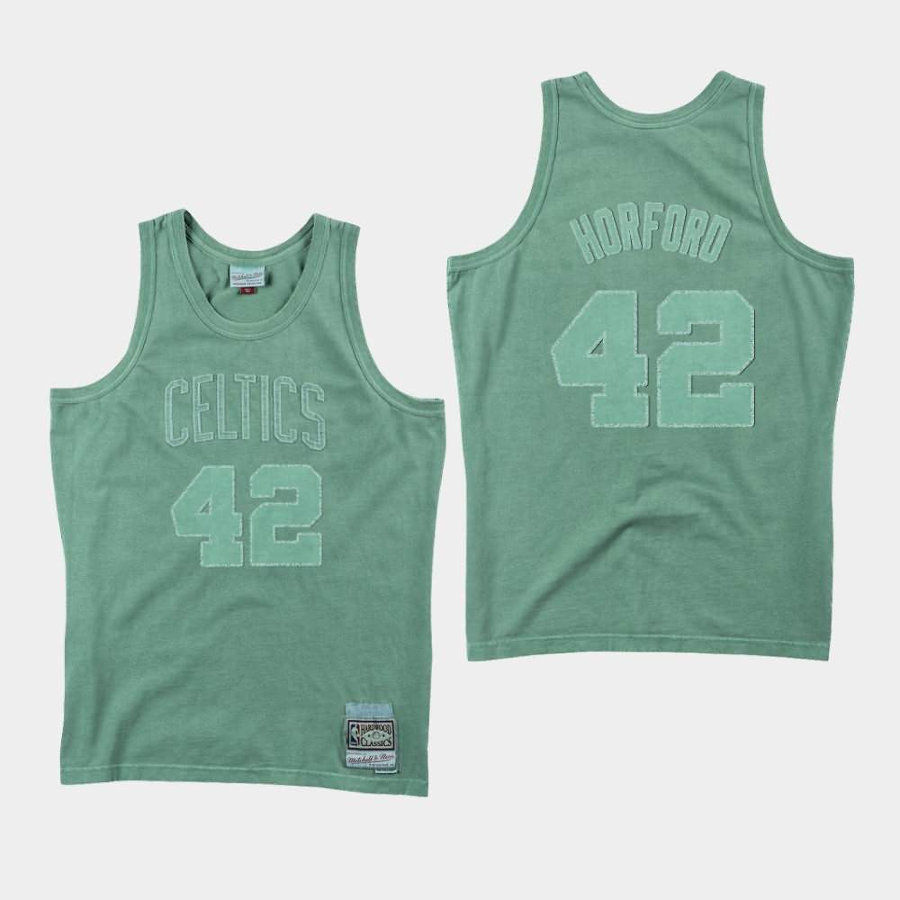 Men's Boston Celtics #42 Al Horford Green 1985-86 Swingman Washed Out Jersey GLL40E5Z