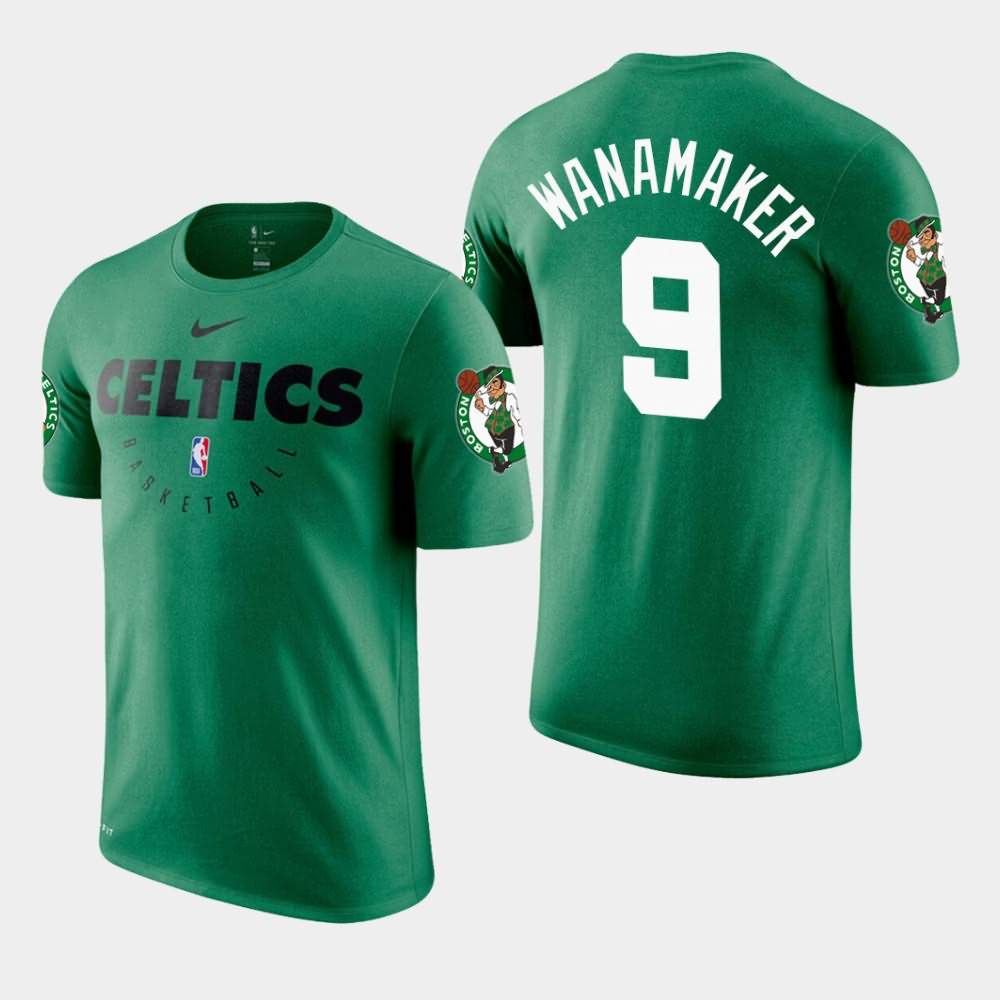 Men's Boston Celtics #9 Brad Wanamaker Green Legend Performance Practice T-Shirt QBP01E5L