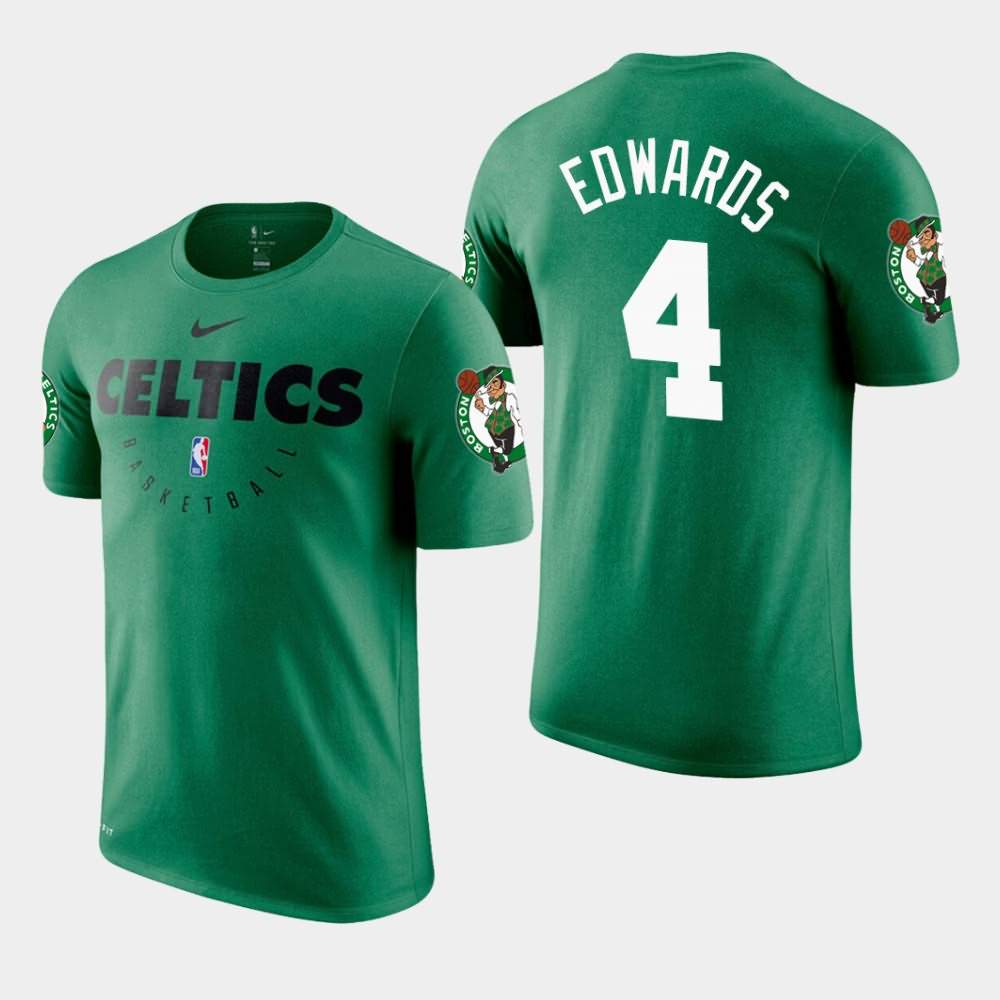 Men's Boston Celtics #4 Carsen Edwards Green Legend Performance Practice T-Shirt GMO74E1E