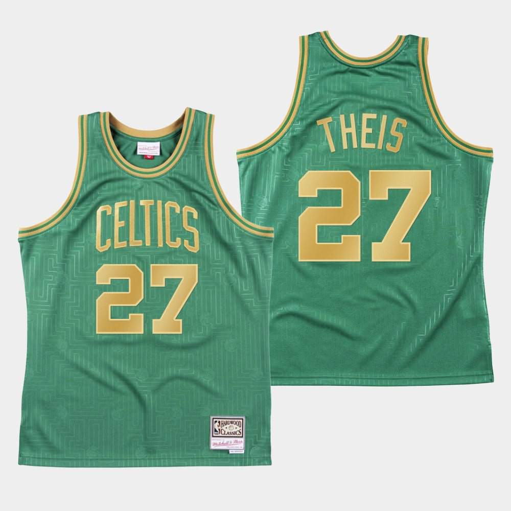Men's Boston Celtics #27 Daniel Theis Green Mitchell & Ness Hardwood Classics 2020 CNY Jersey AGM16E8P
