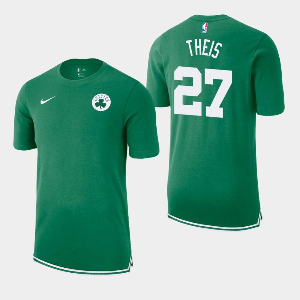 Men's Boston Celtics #27 Daniel Theis Kelly Green DNA Essential Uniform T-Shirt IBW16E8U