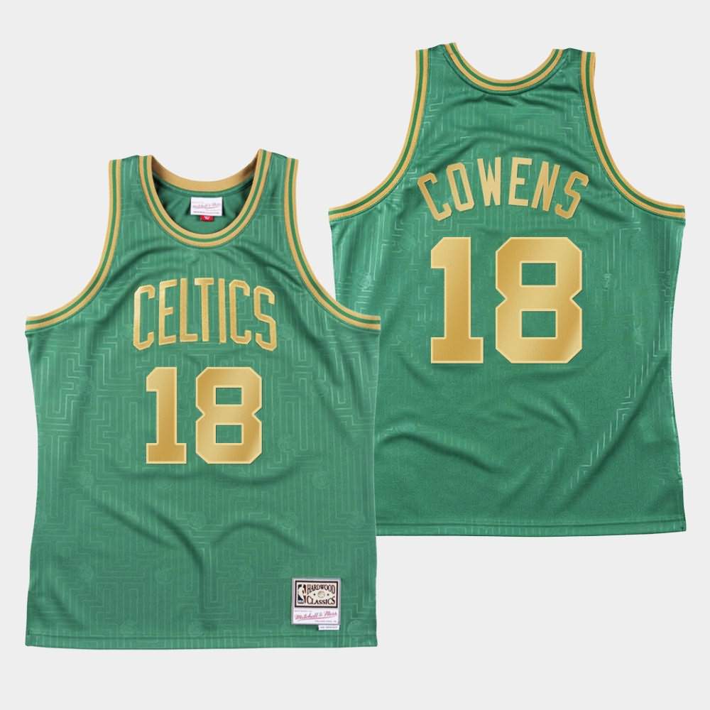 Men's Boston Celtics #18 David Cowens Green Mitchell & Ness Hardwood Classics 2020 CNY Jersey THT20E6M