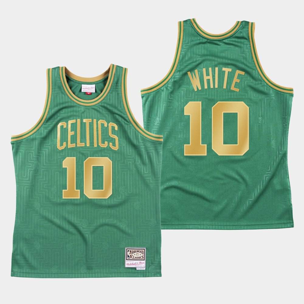 Men's Boston Celtics #10 Jo Jo White Green Mitchell & Ness Hardwood Classics 2020 CNY Jersey HQP01E1G