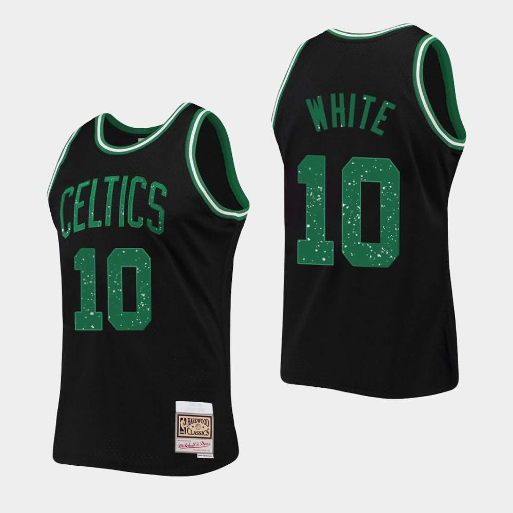 Men's Boston Celtics #10 Jo Jo White Black Mitchell & Ness Rings Collection Jersey ZSW02E5A