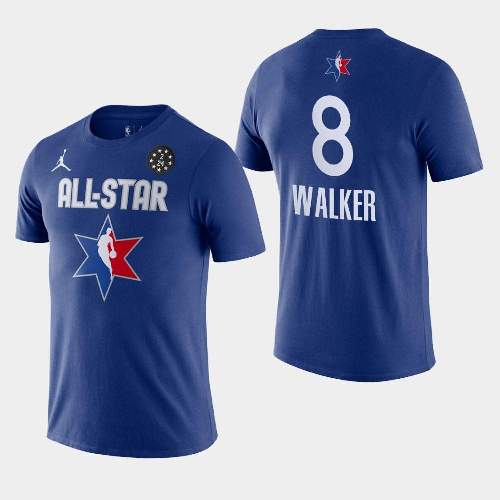 Men's Boston Celtics #8 Kemba Walker Blue Eastern Conference 2020 NBA All-Star Game T-Shirt XGQ61E1Q