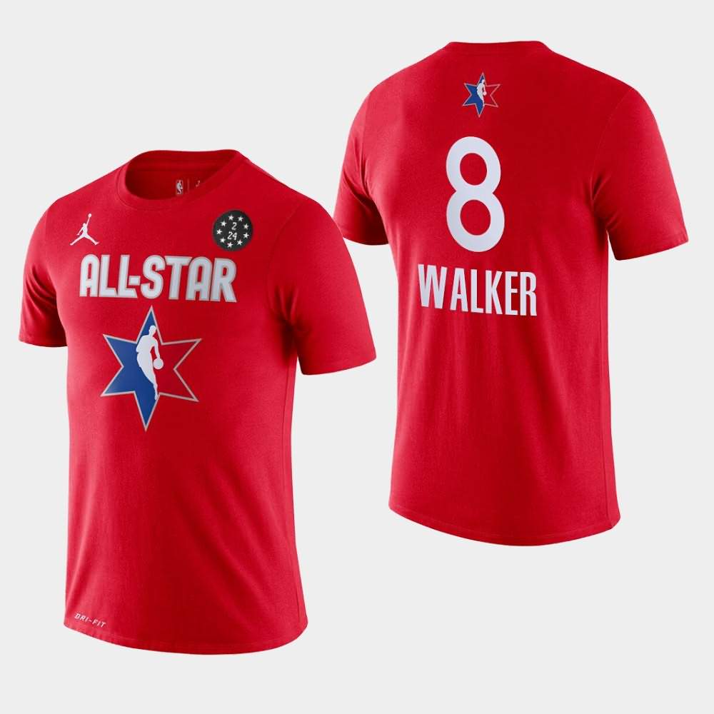Men's Boston Celtics #8 Kemba Walker Red Eastern Conference 2020 NBA All-Star Game T-Shirt LXQ17E3W