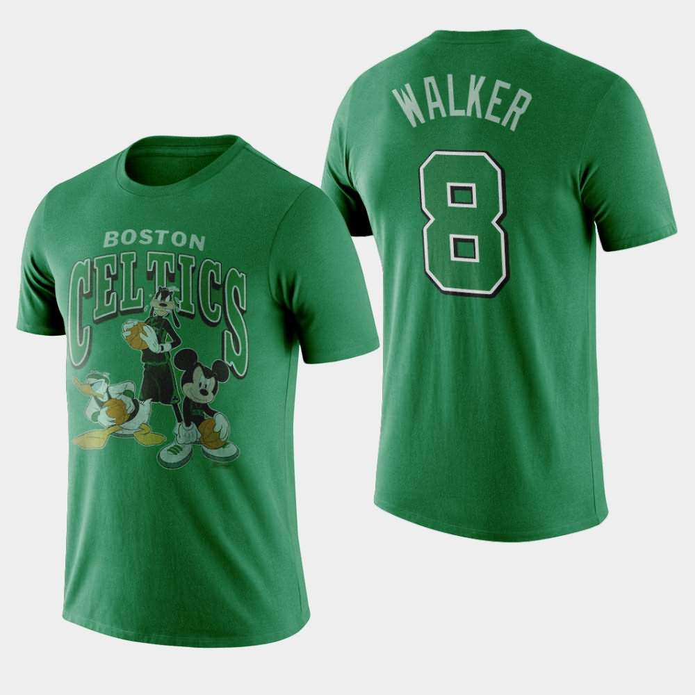 Men's Boston Celtics #8 Kemba Walker Kelly Green Mickey Squad Disney X Junk Food T-Shirt OLF17E2E