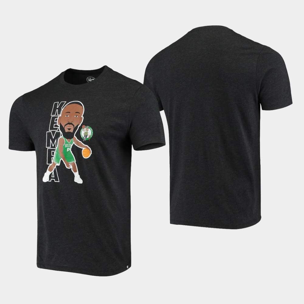 Men's Boston Celtics #8 Kemba Walker Black Bobblehead Player Graphic T-Shirt CSI27E4T