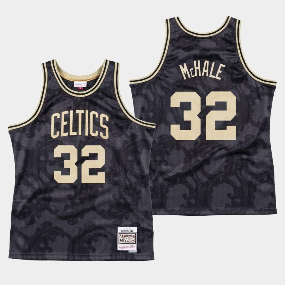 Men's Boston Celtics #32 Kevin McHale Black Mitchell & Ness Classic Toile Jersey MGX60E4R
