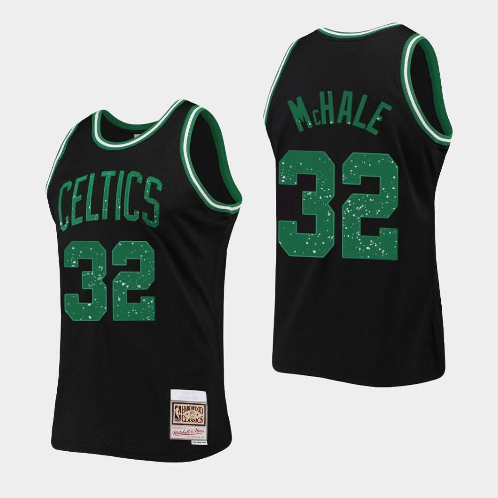 Men's Boston Celtics #32 Kevin McHale Black Mitchell & Ness Rings Collection Jersey TTP12E5S