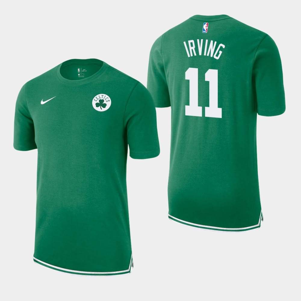 Men's Boston Celtics #11 Kyrie Irving Kelly Green DNA Essential Uniform T-Shirt DEO12E5C