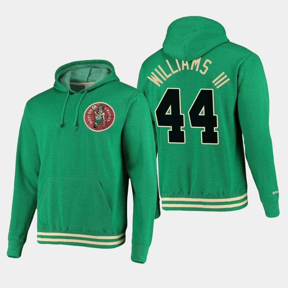 Men's Boston Celtics #44 Robert Williams III Green Mitchell & Ness Bat Around Hoodie RZC77E6W