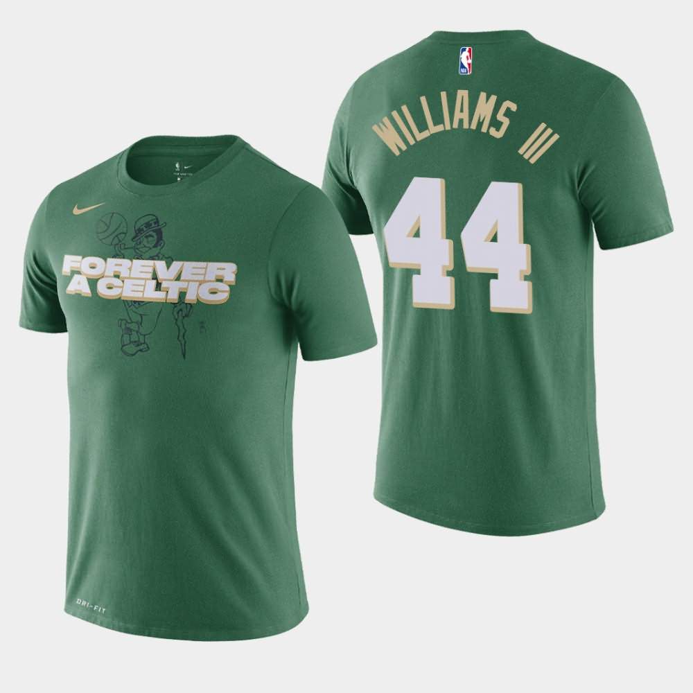 Men's Boston Celtics #44 Robert Williams III Green Forever A Celtic Dri-FIT T-Shirt ZTZ53E7U