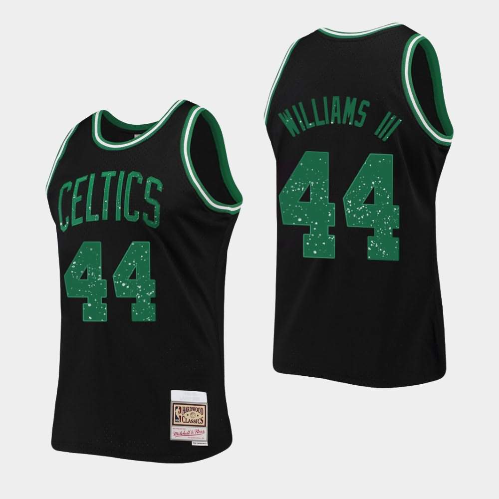 Men's Boston Celtics #44 Robert Williams III Black Mitchell & Ness Rings Collection Jersey MMI84E8M