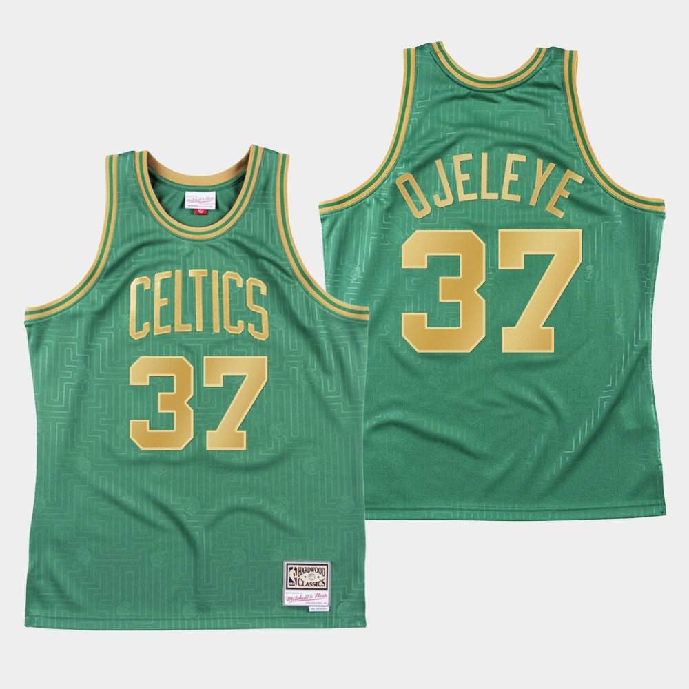 Men's Boston Celtics #37 Semi Ojeleye Green Mitchell & Ness Hardwood Classics 2020 CNY Jersey ONZ63E4C