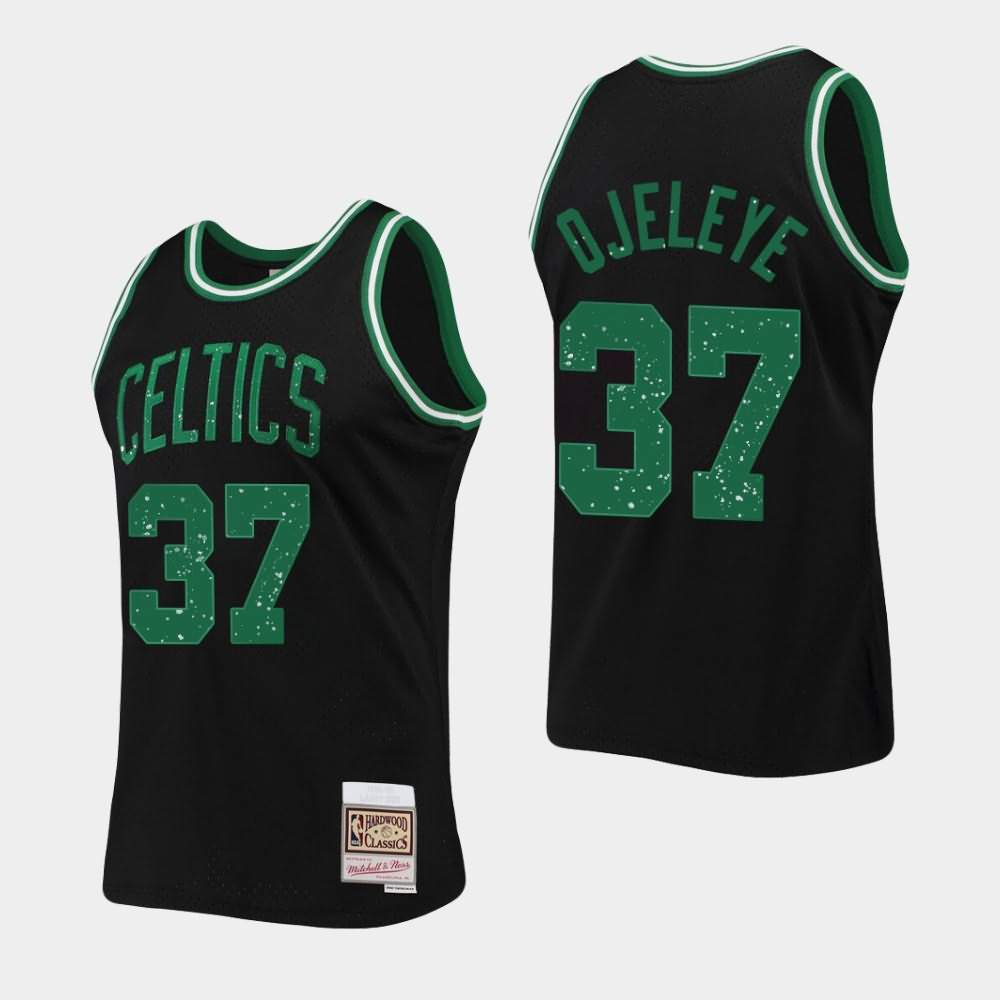 Men's Boston Celtics #37 Semi Ojeleye Black Mitchell & Ness Rings Collection Jersey EIF67E0L