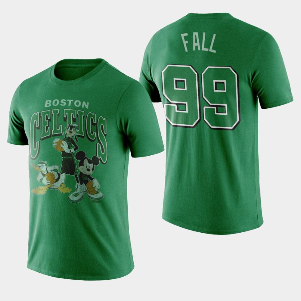 Men's Boston Celtics #99 Tacko Fall Kelly Green Mickey Squad Disney X Junk Food T-Shirt UXC22E1N