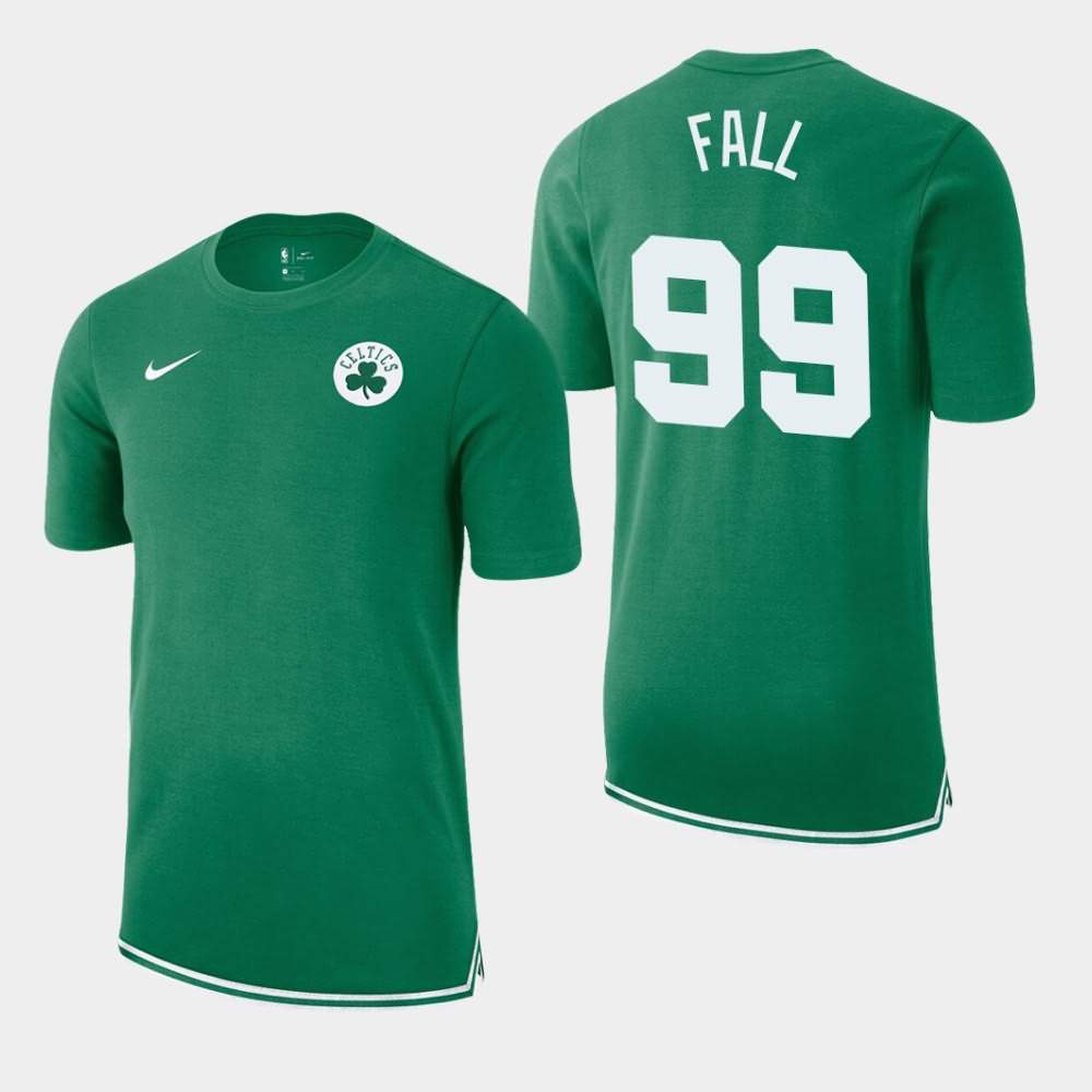 Men's Boston Celtics #99 Tacko Fall Kelly Green Essential Uniform T-Shirt WOO07E6Y
