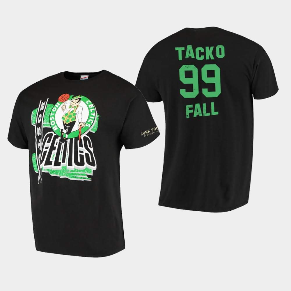 Men's Boston Celtics #99 Tacko Fall Black Hometown Junk Food T-Shirt PML67E6E