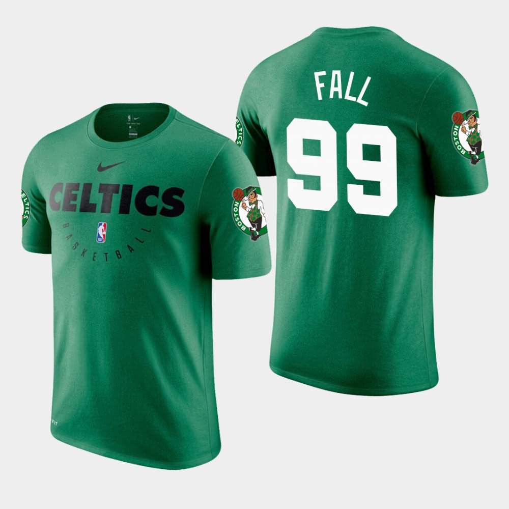 Men's Boston Celtics #99 Tacko Fall Green Legend Performance Practice T-Shirt HGD81E5N