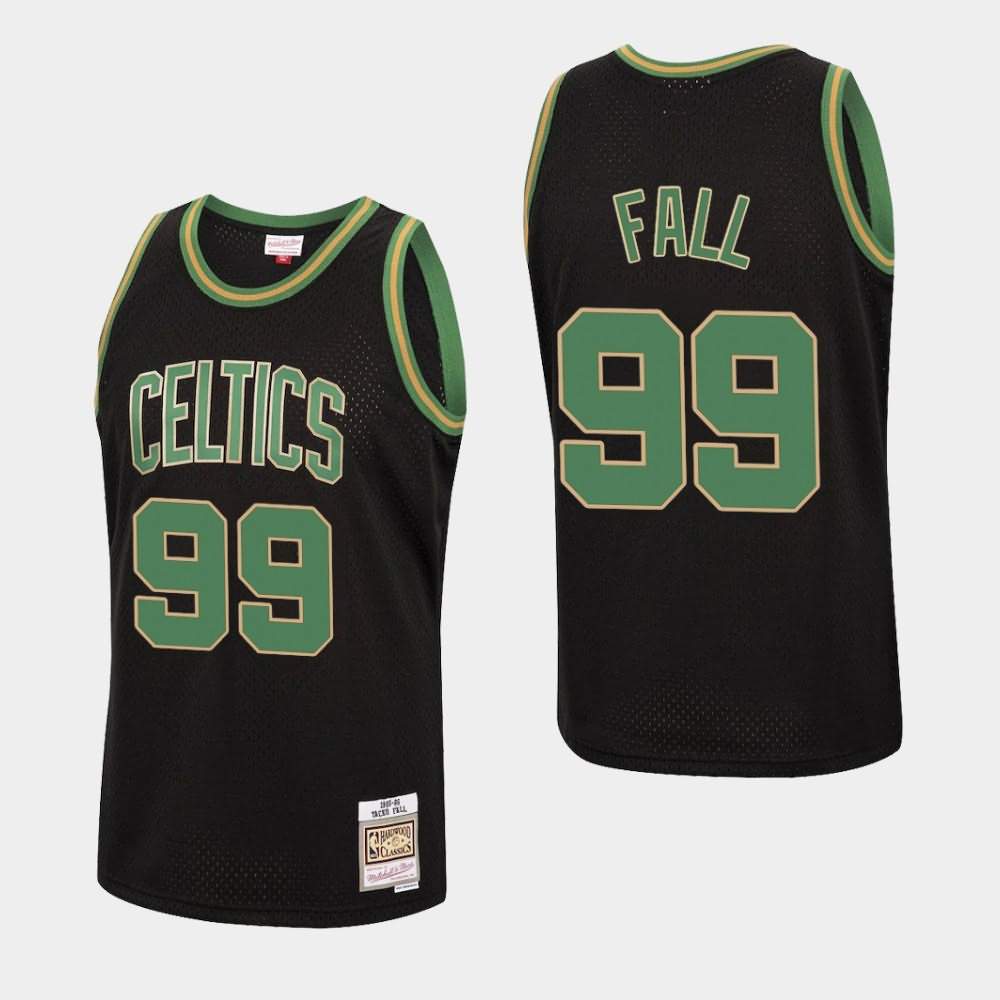 Men's Boston Celtics #99 Tacko Fall Black Hardwood Classics Reload Jersey OTS14E2J
