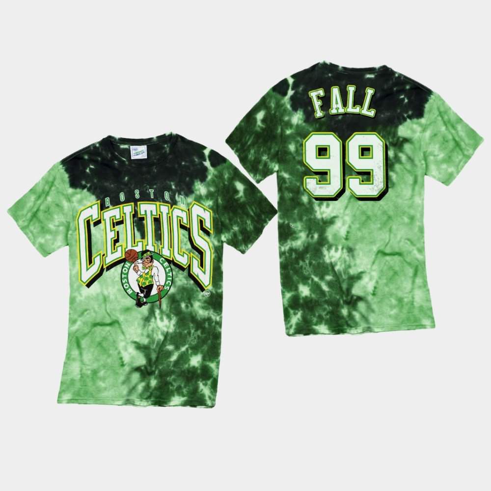 Men's Boston Celtics #99 Tacko Fall Green Retro Vintage Tubular T-Shirt EKL68E4X