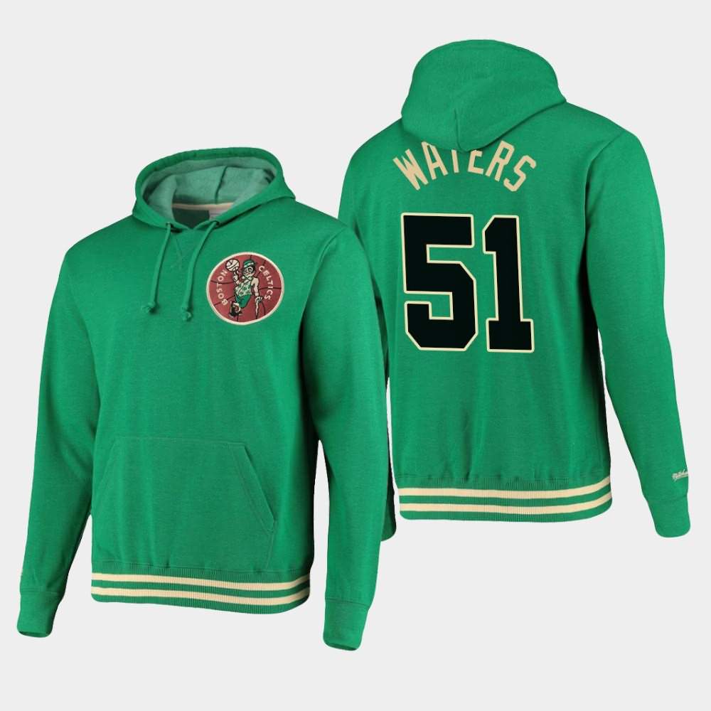 Men's Boston Celtics #51 Tremont Waters Green Mitchell & Ness Bat Around Hoodie KPI27E1U