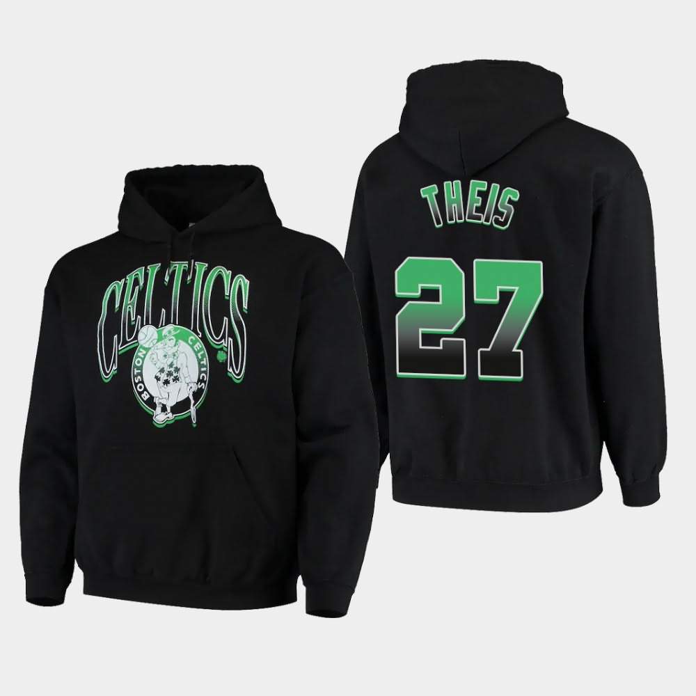 Men's Boston Celtics #27 Daniel Theis Black Hometown Pullover Junk Food Hoodie SQE66E2O