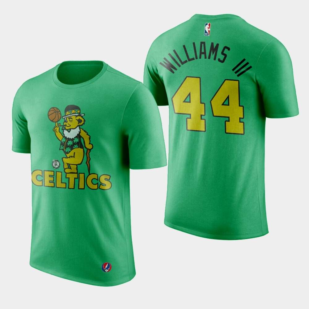 Men's Boston Celtics #44 Robert Williams III Green Dead NBA X Grateful Dead X Celtics T-Shirt AZE73E7R