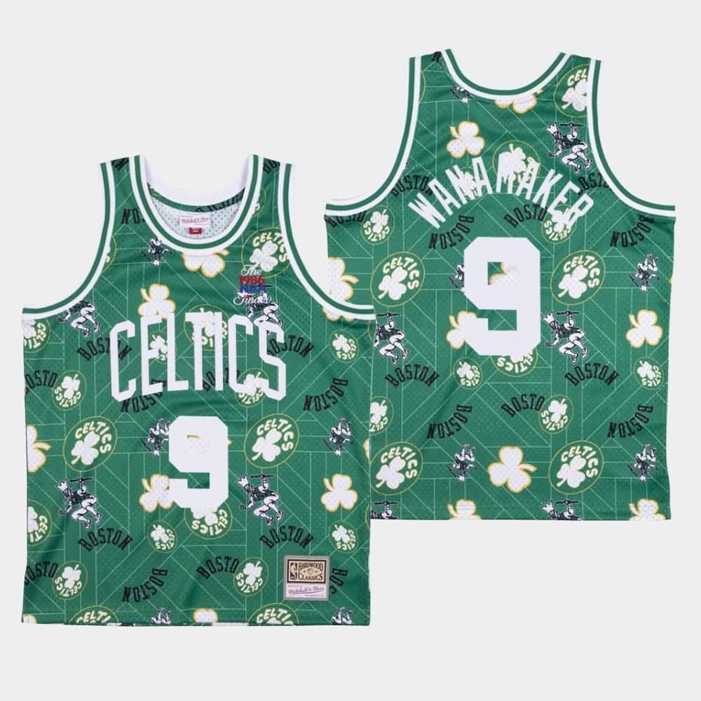 Men's Boston Celtics #9 Brad Wanamaker Green HWC Tear Up Pack Jersey JIQ47E1V