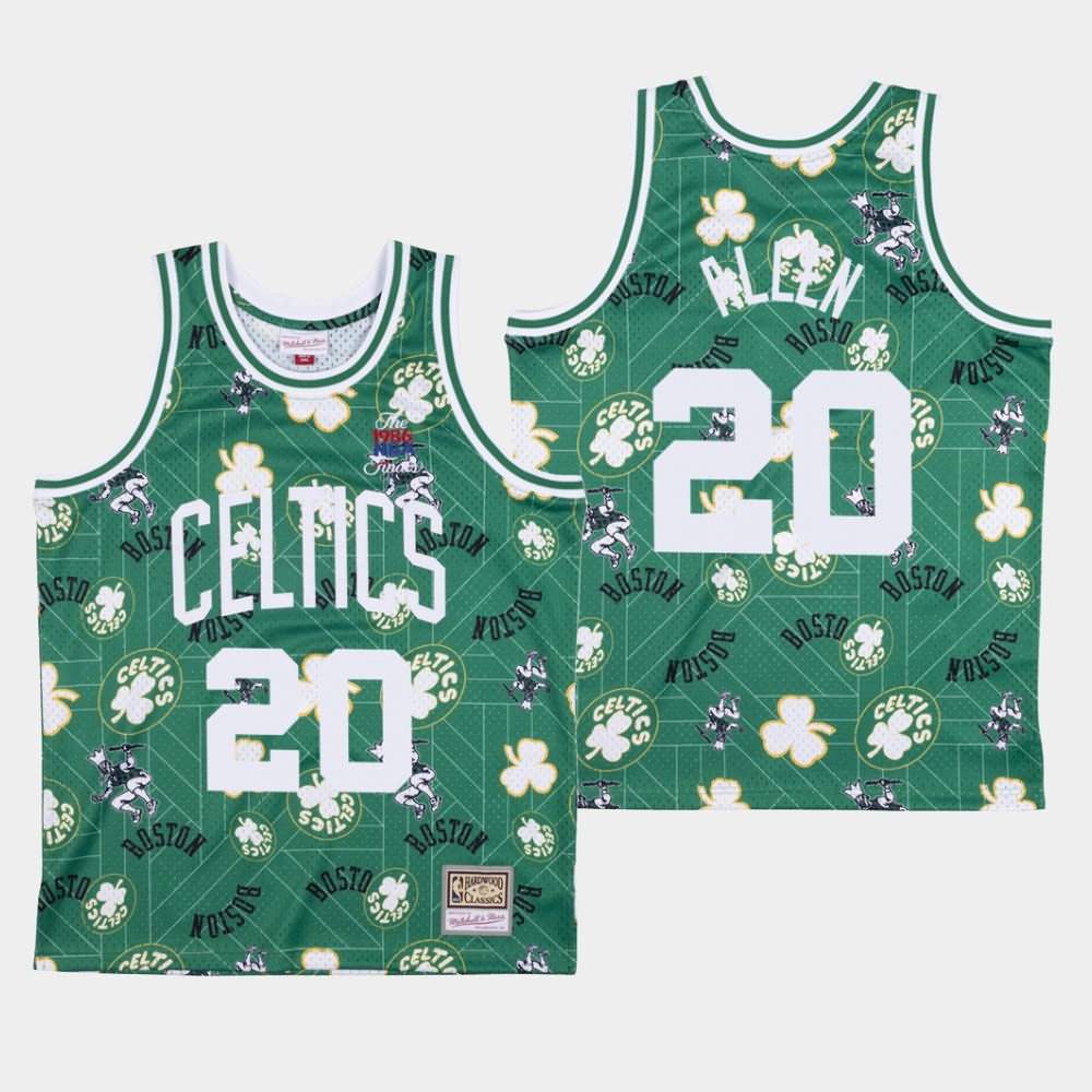 Men's Boston Celtics #20 Ray Allen Green HWC Tear Up Pack Jersey ZUD36E8O