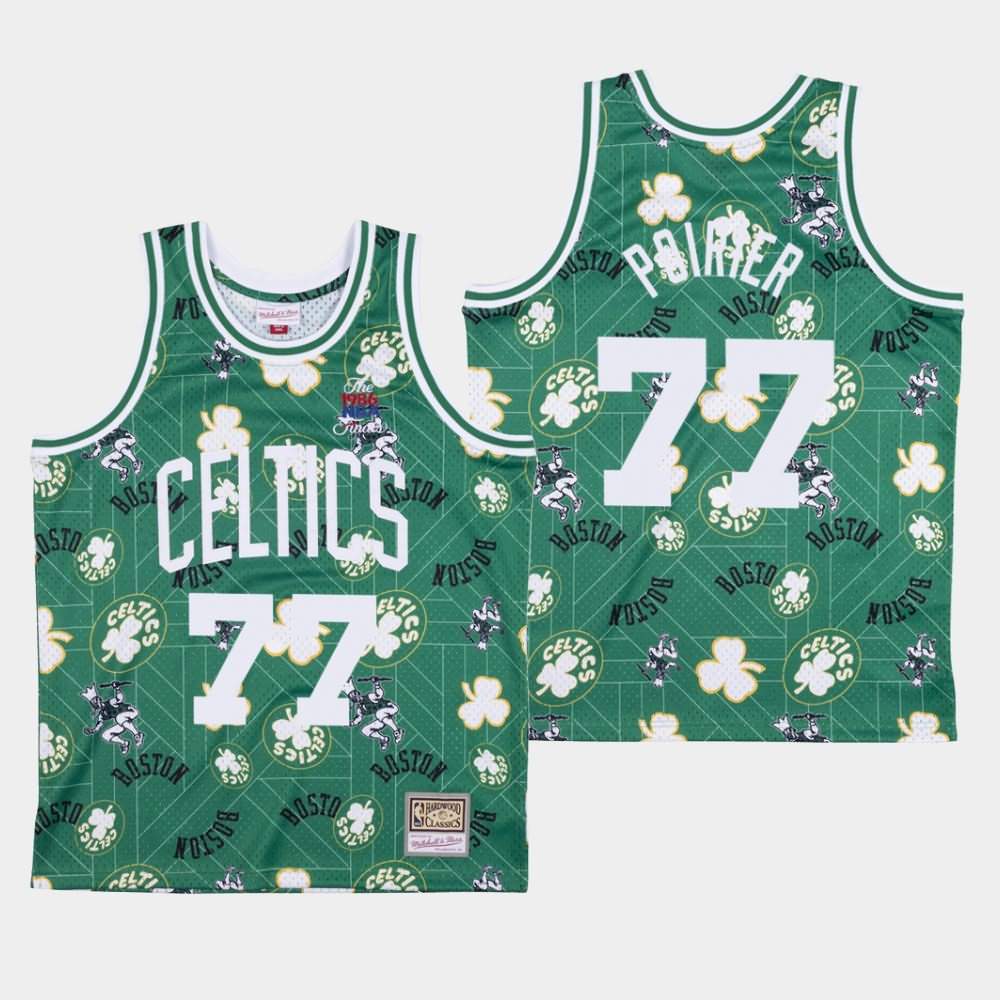 Men's Boston Celtics #77 Vincent Poirier Green HWC Tear Up Pack Jersey VDV58E3O