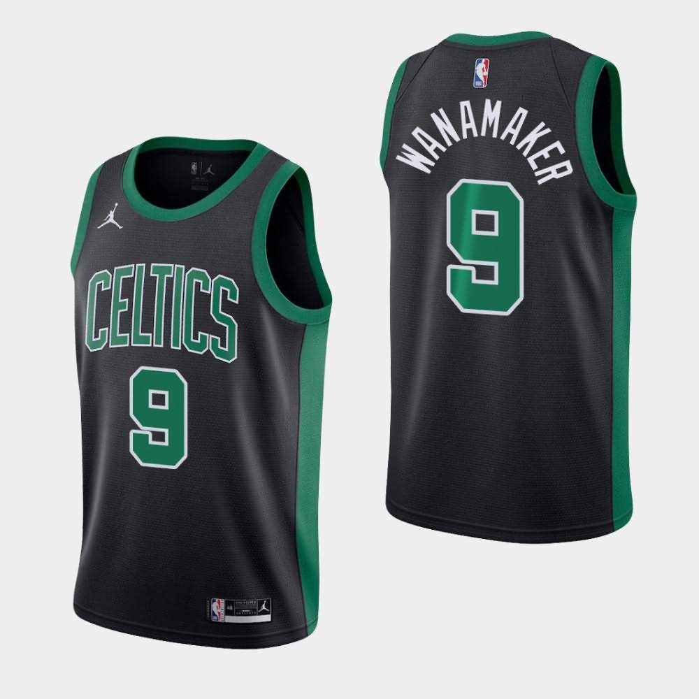 Men's Boston Celtics #9 Brad Wanamaker Black Jordan Brand 2020-21 Statement Jersey WTZ07E5J