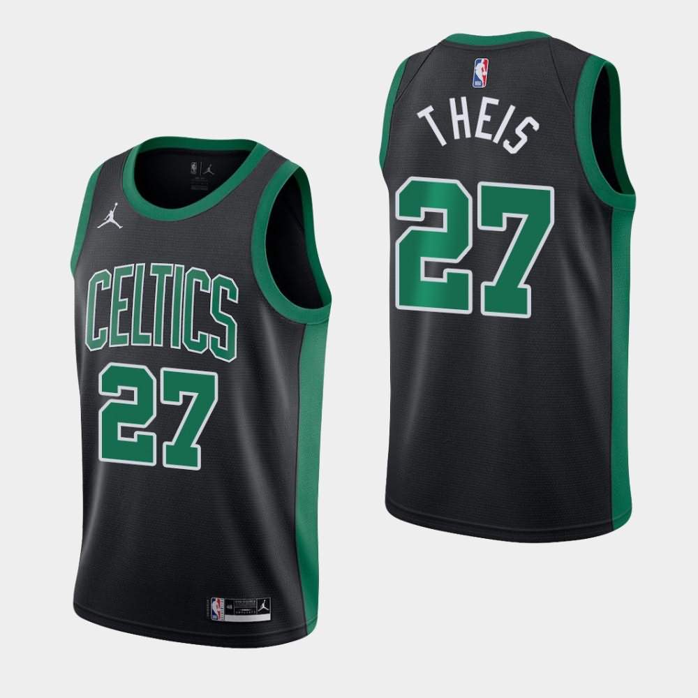 Men's Boston Celtics #27 Daniel Theis Black Jordan Brand 2020-21 Statement Jersey HSK51E3U